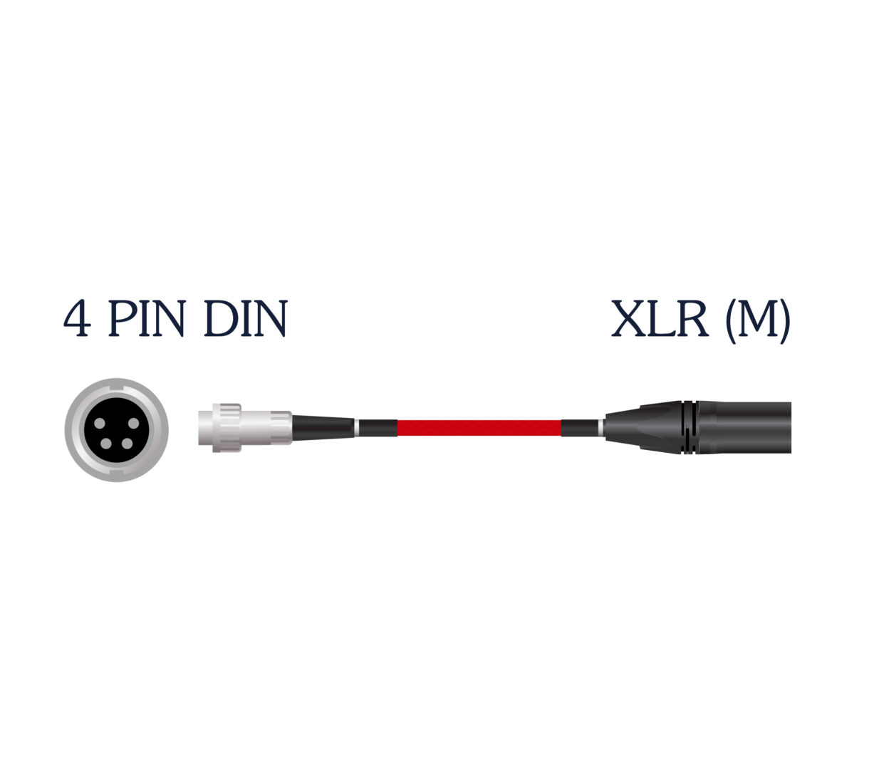 NORDOST RED DAWN SPECIALTY 4 PIN DIN TO XLR (M) CABLE