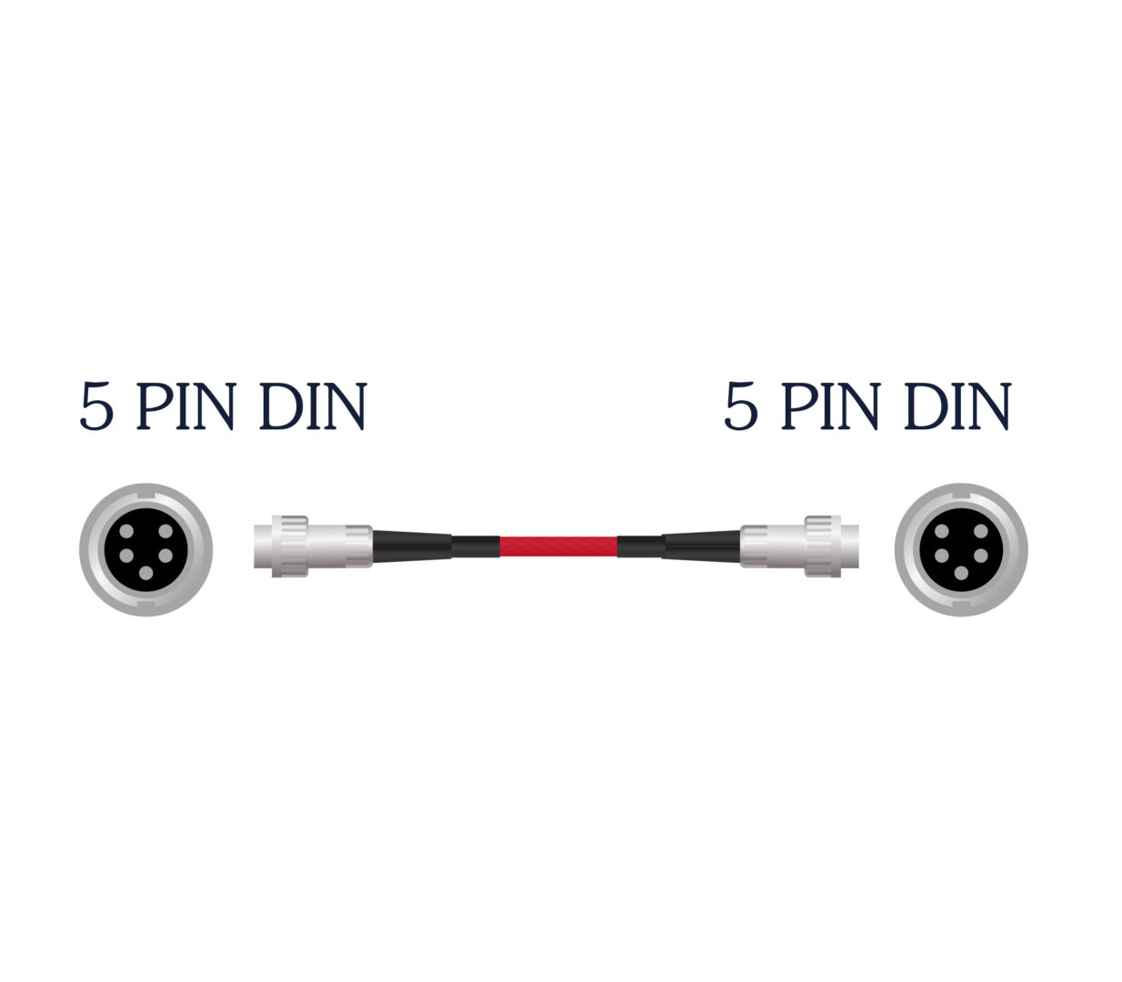 NORDOST RED DAWN SPECIALTY 5 PIN DIN TO 5 PIN DIN (240) CABLE